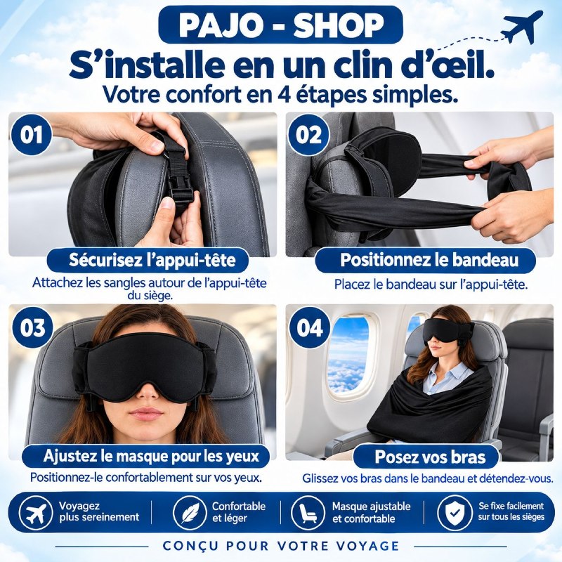 Ensemble Sommeil Voyage