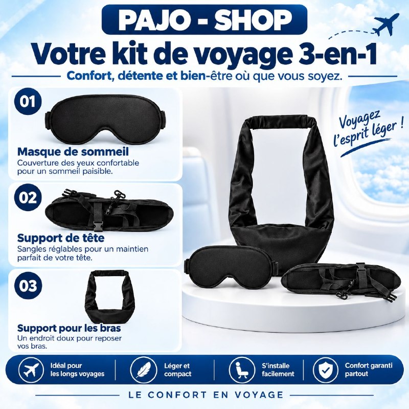 Ensemble Sommeil Voyage